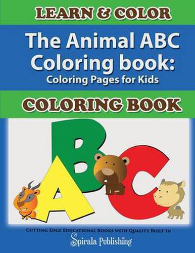 Cover image for The Animal ABC Coloring Book: Coloring Pages for Kids