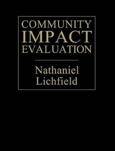 Cover image for Community Impact Evaluation: Principles And Practice
