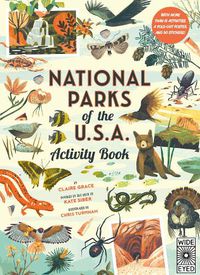 Cover image for National Parks of the USA: Activity Book: With More Than 15 Activities, A Fold-out Poster, and 50 Stickers!