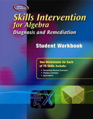 Cover image for Skills Intervention for Algebra: Diagnosis and Remediation, Student Workbook