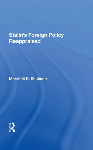 Cover image for Stalin's Foreign Policy Reappraised