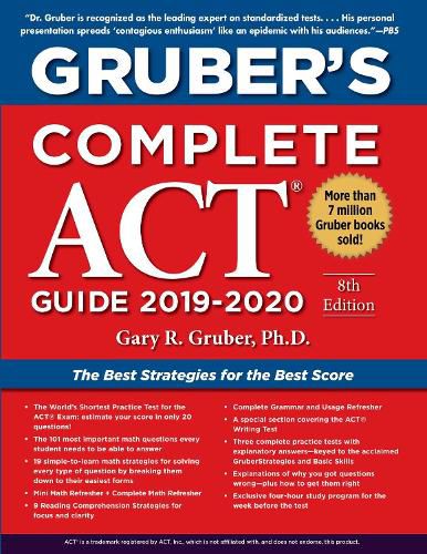 Cover image for Gruber's Complete ACT Guide 2019-2020