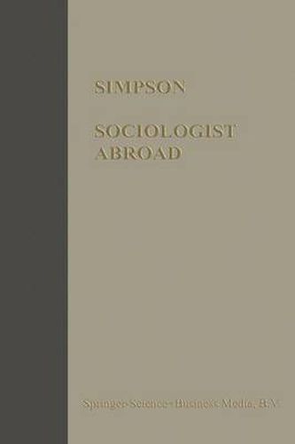 Cover image for Sociologist Abroad