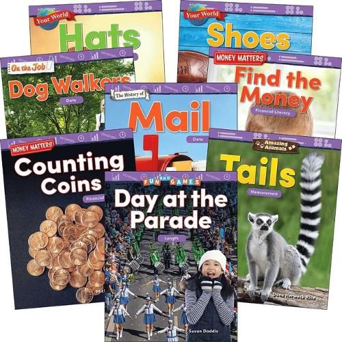 Cover image for Measurement & Data: Grades K-1 (8-Book Set)