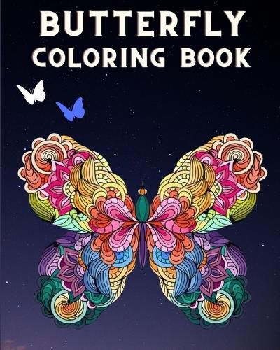 Cover image for Butterfly Coloring Book