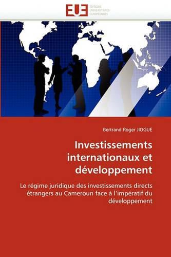 Cover image for Investissements Internationaux Et Developpement