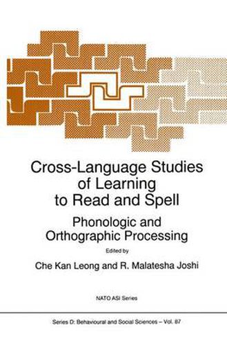 Cover image for Cross-Language Studies of Learning to Read and Spell:: Phonologic and Orthographic Processing