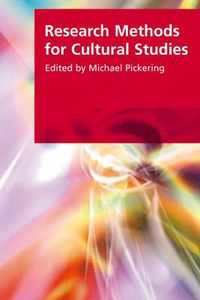 Cover image for Research Methods for Cultural Studies