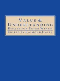 Cover image for Value and Understanding: Essays for Peter Winch