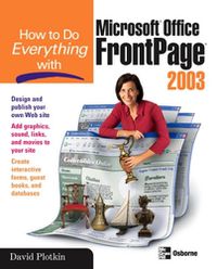 Cover image for How to Do Everything with Microsoft Office FrontPage 2003