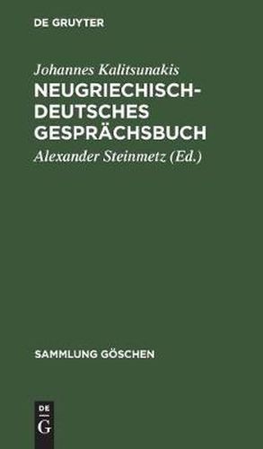 Cover image for Neugriechisch-Deutsches Gesprachsbuch