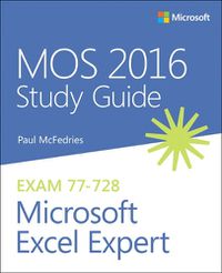 Cover image for MOS 2016 Study Guide for Microsoft Excel Expert