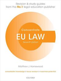 Cover image for EU Law Concentrate: Law Revision and Study Guide