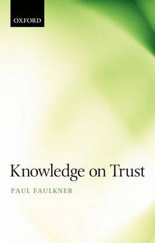 Cover image for Knowledge on Trust