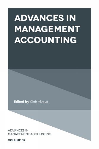 Cover image for Advances in Management Accounting