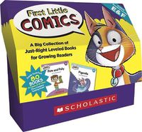 Cover image for First Little Comics: Guided Reading Levels E & F (Classroom Set): 16 Funny Books That Are Just the Right Level for Growing Readers