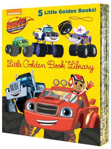 Cover image for Blaze and the Monster Machines Little Golden Book Library (Blaze and the Monster Machines): Five of Nickeoldeon's Blaze and the Monster Machines Little Golden Books