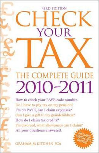 Cover image for Check Your Tax: the Complete Guide