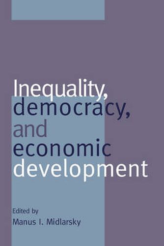 Cover image for Inequality, Democracy, and Economic Development