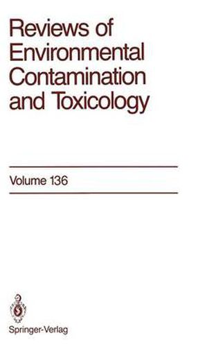 Cover image for Reviews of Environmental Contamination and Toxicology