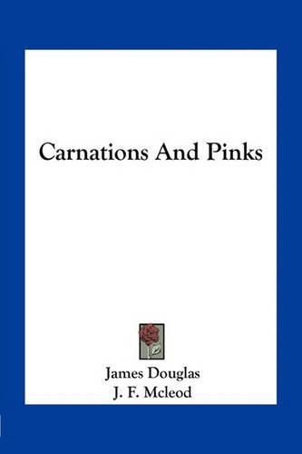 Cover image for Carnations and Pinks