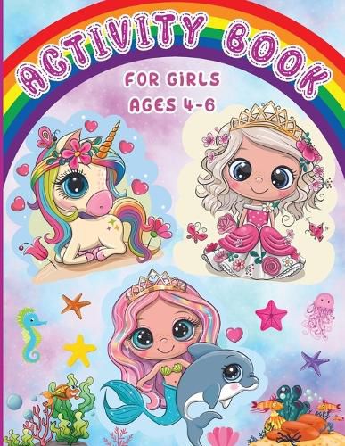 Cover image for Activity Book for Girls Ages 4-6