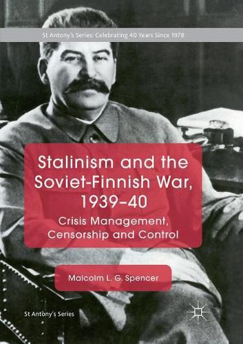 Cover image for Stalinism and the Soviet-Finnish War, 1939-40