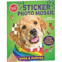 Cover image for Sticker Photo Mosaic: Dogs & Puppies