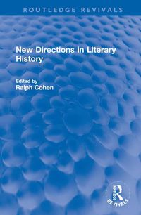 Cover image for New Directions in Literary History