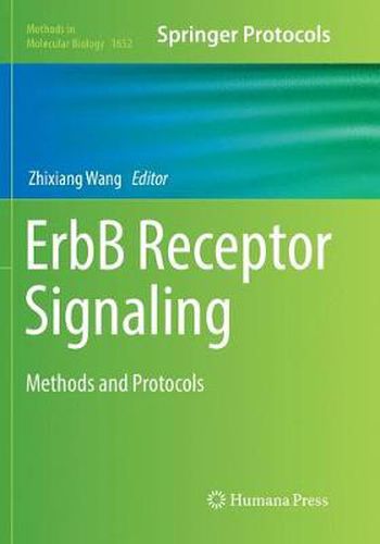 Cover image for ErbB Receptor Signaling: Methods and Protocols