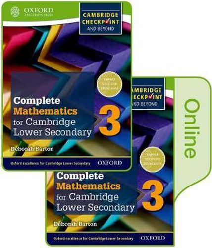 Cover image for Complete Mathematics for Cambridge Lower Secondary Book 3: Print and Online Student Book (First Edition)