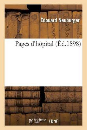 Cover image for Pages d'Hopital
