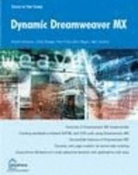 Cover image for Dynamic Dreamweaver MX
