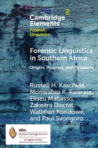 Cover image for Forensic Linguistics in Southern Africa