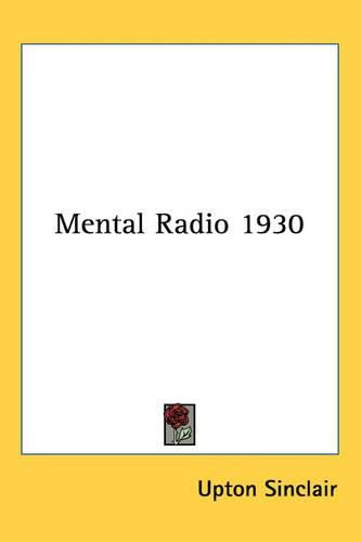 Cover image for Mental Radio 1930