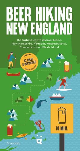 Cover image for Beer Hiking New England