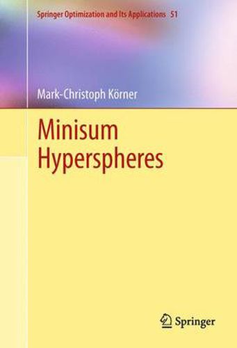 Cover image for Minisum Hyperspheres