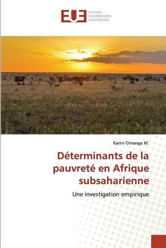 Cover image for Determinants de la pauvrete en Afrique subsaharienne