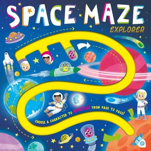 Cover image for Space Maze Explorer: Maze Book for Kids