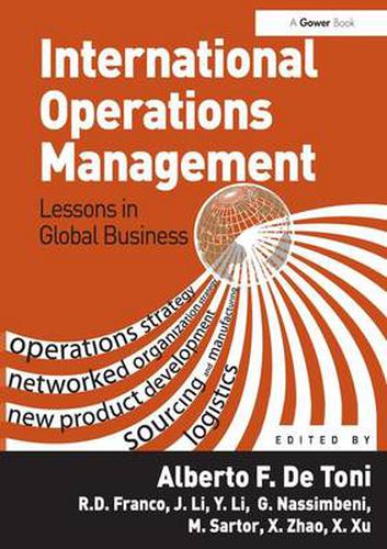 Cover image for International Operations Management: Lessons in Global Business