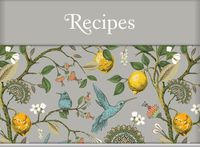 Cover image for Recipes - Recipe Card Collection Tin (Floral Birds & Lemons)