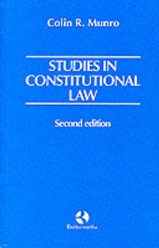 Cover image for Studies in Constitutional Law