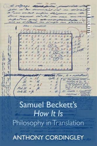Cover image for Samuel Beckett's How it is: Philosophy in Translation
