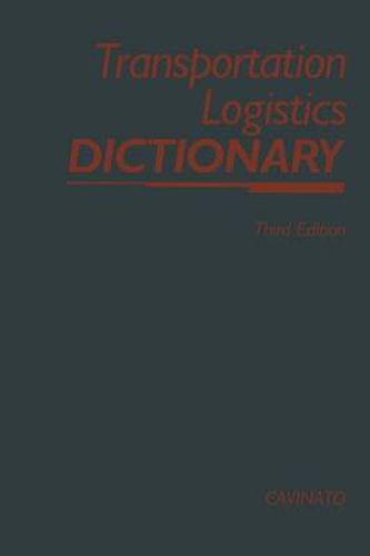 Cover image for Transportation-Logistics Dictionary