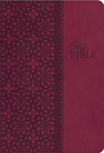 Cover image for KJV Study Bible, Large Print, Leathersoft, Red/Pink, Red Letter: Second Edition