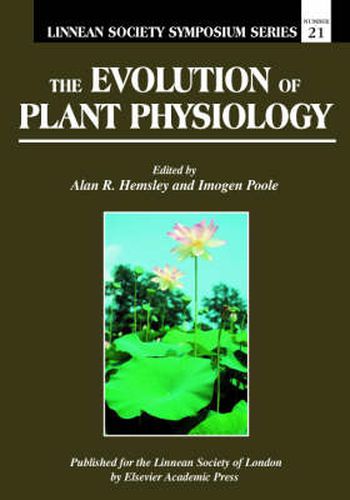 Cover image for The Evolution of Plant Physiology