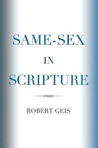 Cover image for Same-Sex in Scripture