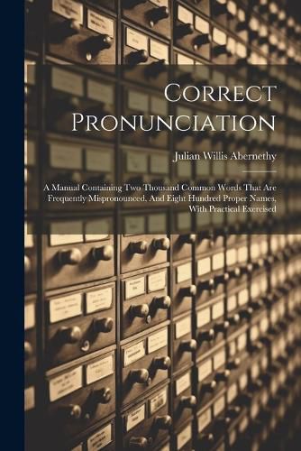 Cover image for Correct Pronunciation