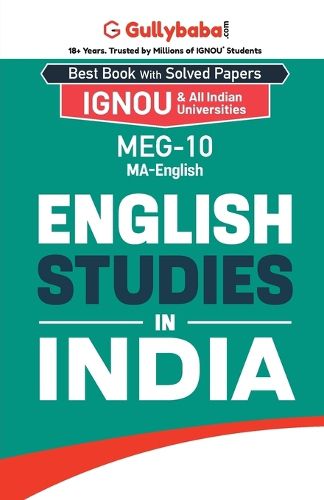 Cover image for MEG-10 English Studies in India