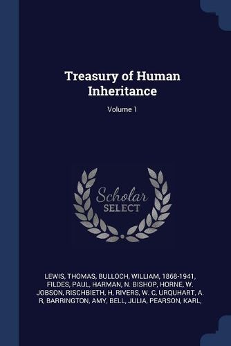 Cover image for Treasury of Human Inheritance; Volume 1